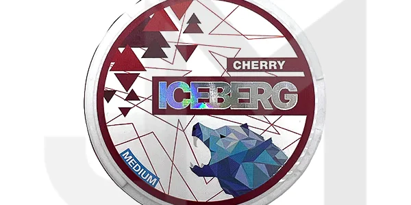 Cherry20mg A close up of the top of an ice berg cherry flavor.